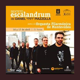 Sexteto Escalandrum y Orquesta Filarmónica de Montevideo