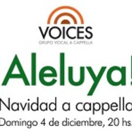 Aleluya, Navidad a capella