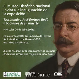Testimonios. José Enrique Rodó a 100 años de su muerte