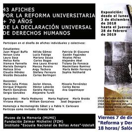 43 Afiches por la Reforma Universitaria