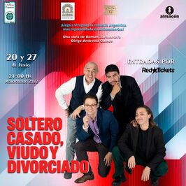 Soltero, casado, viudo y divorciado