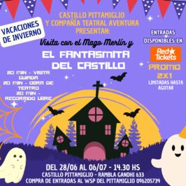Visita con el Mago Merlín y el fantasmita del castillo