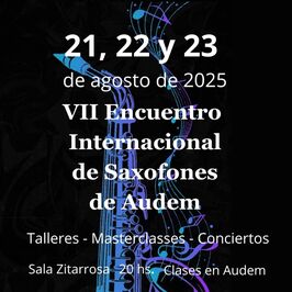 VII Encuentro Internacional de Saxofones